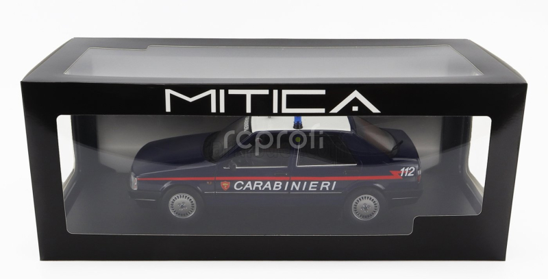 Mitica-diecast Fiat Croma 2.0 Turbo Ie Carabinieri 1988 Police 1:18 Modrá Bílá