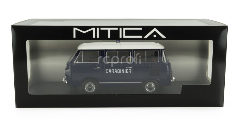 Mitica-diecast Fiat Fiat 850 Familiare Carabinieri 1970 – Interno Brown 1:18 Modrá Bílá