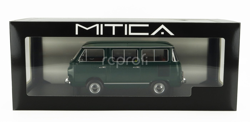 Mitica-diecast Fiat Fiat 850 Familiare Serie-2 1970 – Interno Brown 1:18 Verde Oliva 323 Zelená