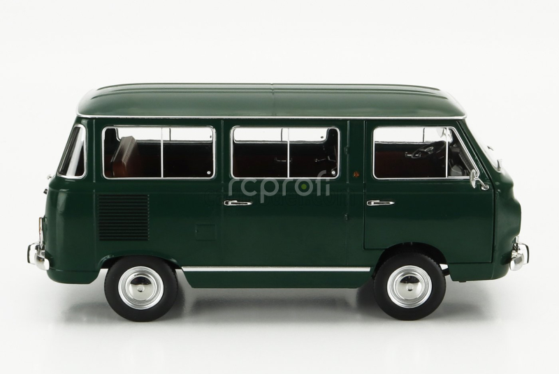 Mitica-diecast Fiat Fiat 850 Familiare Serie-2 1970 – Interno Brown 1:18 Verde Oliva 323 Zelená