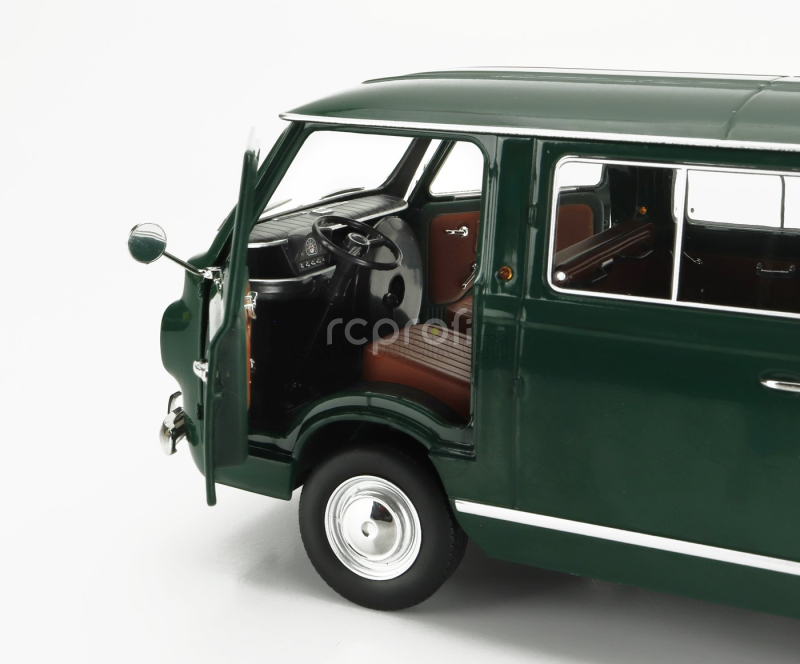 Mitica-diecast Fiat Fiat 850 Familiare Serie-2 1970 – Interno Brown 1:18 Verde Oliva 323 Zelená