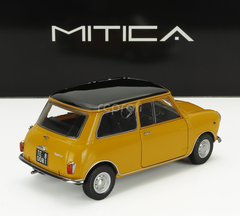 Mitica-diecast Innocenti Mini Cooper Mk1 1966 1:18 Ochra Black