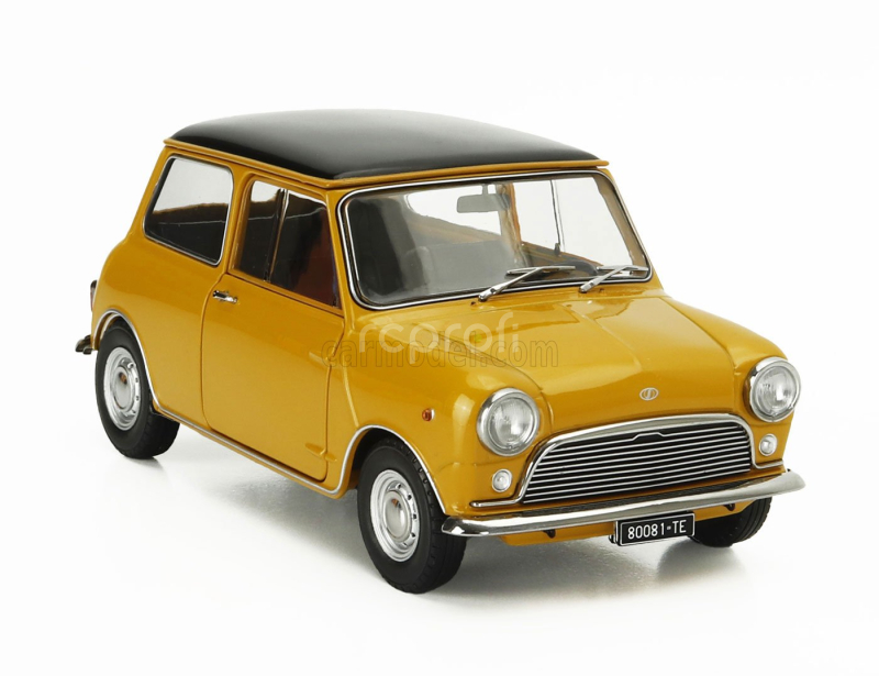 Mitica-diecast Innocenti Mini Cooper Mk1 1966 1:18 Ochra Black