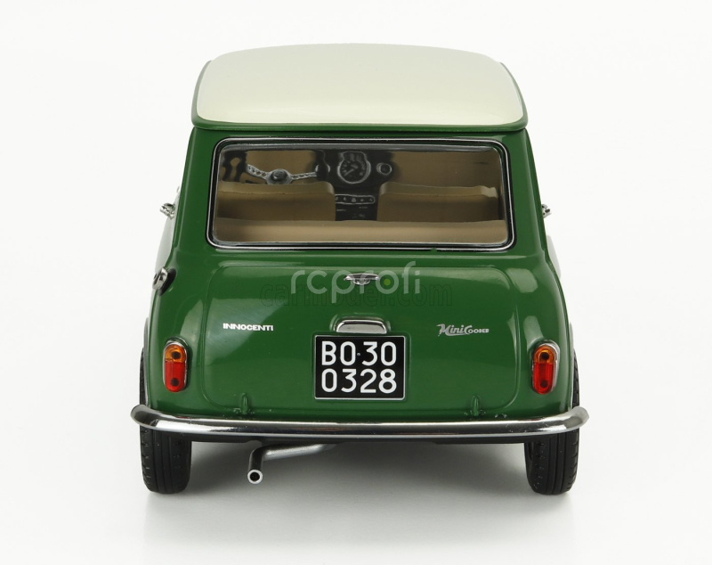 Mitica-diecast Innocenti Mini Cooper Mk1 1966 1:18 Zelená Ivory