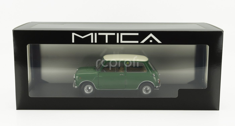Mitica-diecast Innocenti Mini Cooper Mk1 1966 1:18 Zelená Ivory