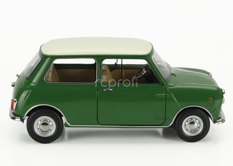 Mitica-diecast Innocenti Mini Cooper Mk1 1966 1:18 Zelená Ivory