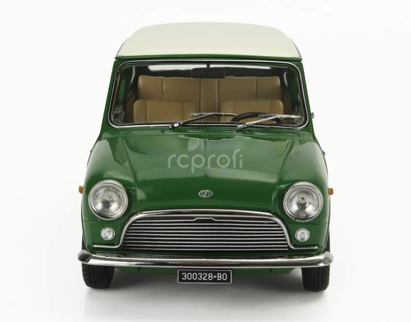 Mitica-diecast Innocenti Mini Cooper Mk1 1966 1:18 Zelená Ivory