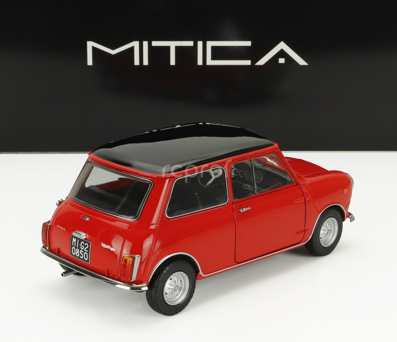 Mitica-diecast Innocenti Mini Cooper Mk2 1968 1:18 Červená Černá