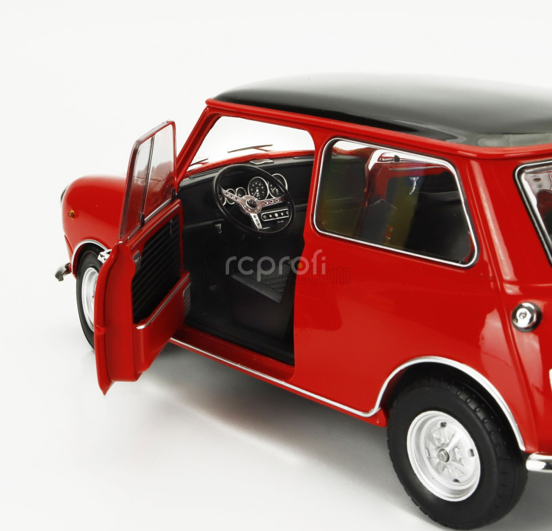Mitica-diecast Innocenti Mini Cooper Mk2 1968 1:18 Červená Černá