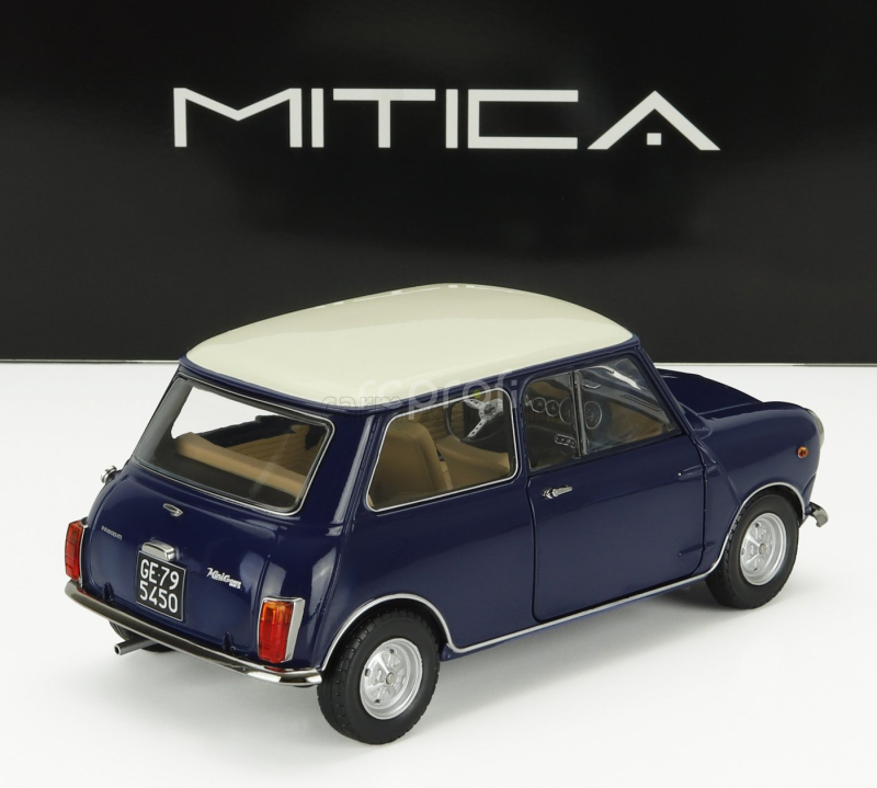 Mitica-diecast Innocenti Mini Cooper Mk2 1968 1:18 Modrá Ivory