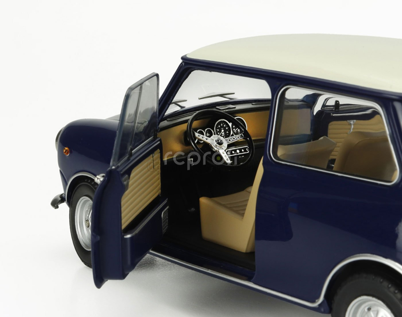 Mitica-diecast Innocenti Mini Cooper Mk2 1968 1:18 Modrá Ivory