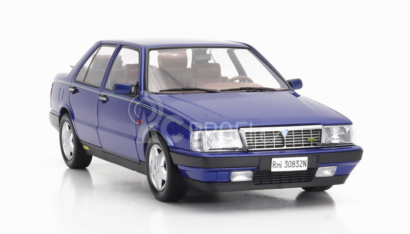 Mitica-diecast Lancia Thema 8.32 Ferrari 1s 1986 - With Open Rear Wing 1:18 Blue Met