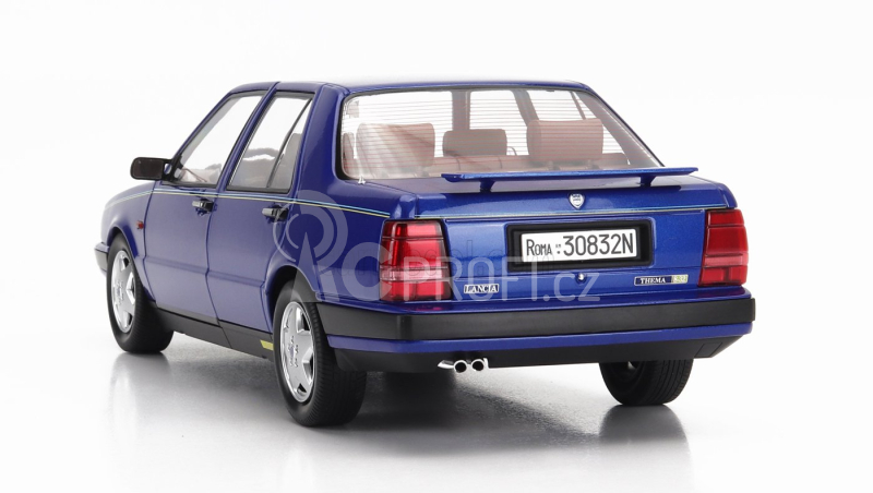 Mitica-diecast Lancia Thema 8.32 Ferrari 1s 1986 - With Open Rear Wing 1:18 Blue Met
