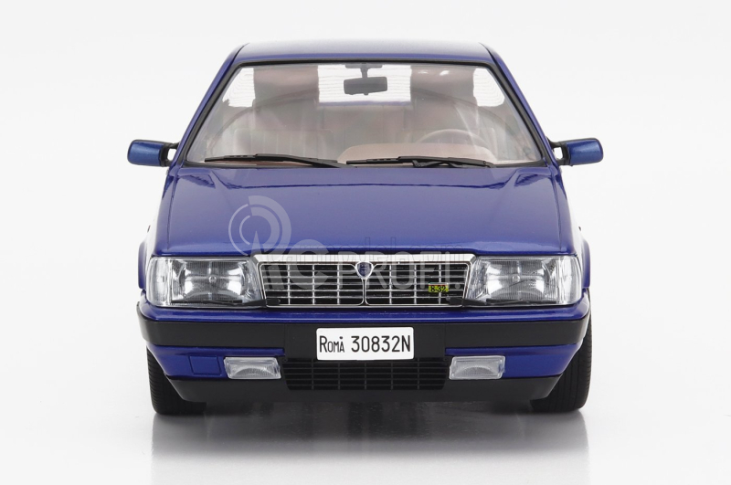 Mitica-diecast Lancia Thema 8.32 Ferrari 1s 1986 - With Open Rear Wing 1:18 Blue Met