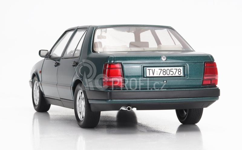 Mitica-diecast Lancia Thema Turbo 16v Lx 2s 1991 1:18 Modrý Benzín Met (zelený)