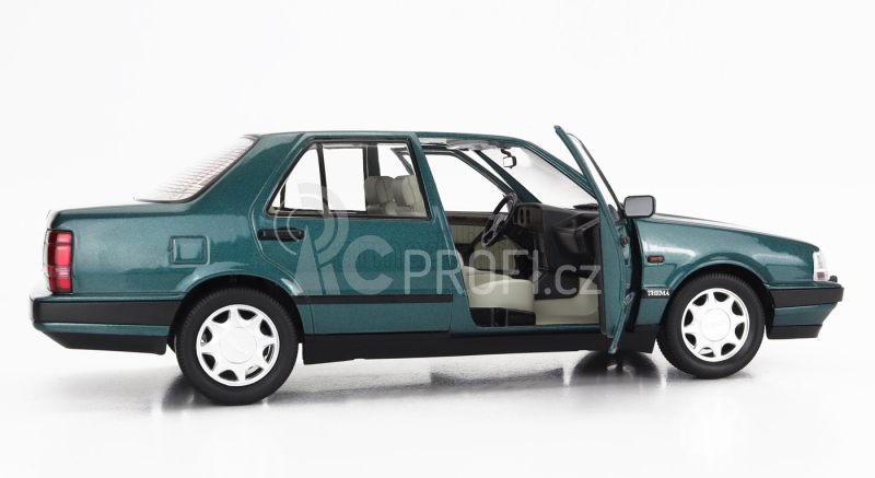 Mitica-diecast Lancia Thema Turbo 16v Lx 2s 1991 1:18 Modrý Benzín Met (zelený)