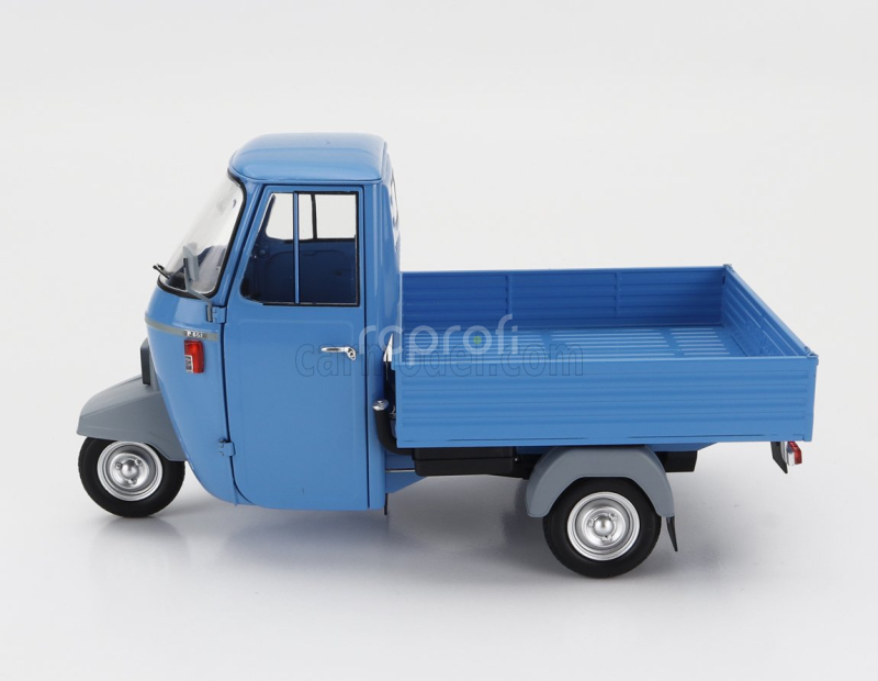 Mitica-diecast Piaggio Ape P501 Open 1979 - Con Vetrina - With Showcase 1:18 Blu 7210 - Modrá