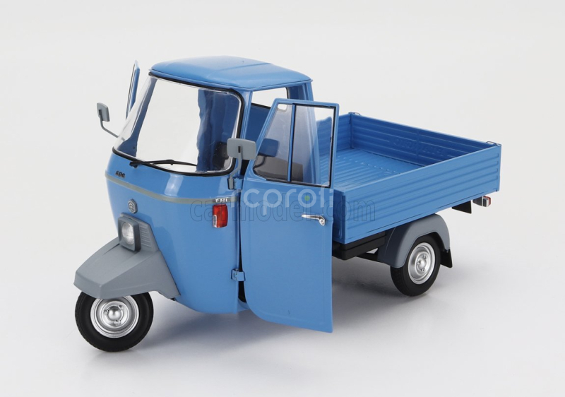 Mitica-diecast Piaggio Ape P501 Open 1979 - Con Vetrina - With Showcase 1:18 Blu 7210 - Modrá