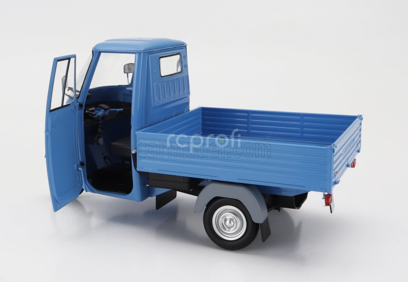 Mitica-diecast Piaggio Ape P501 Open 1979 - Con Vetrina - With Showcase 1:18 Blu 7210 - Modrá