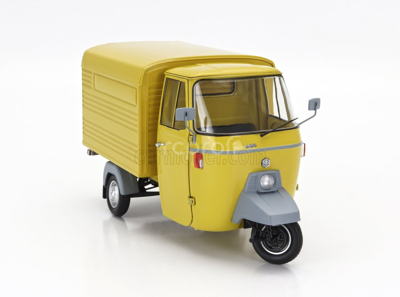 Mitica-diecast Piaggio Ape P501 Van Closed 1979 - Con Vetrina - With Showcase 1:18