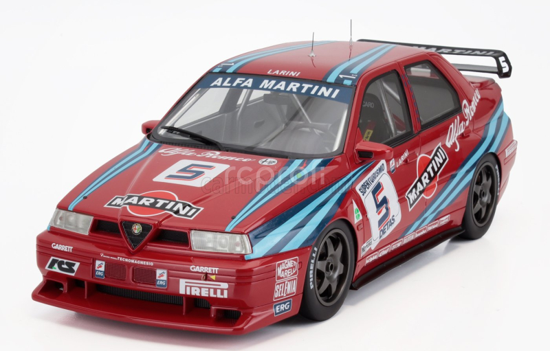 Mitica-r Alfa romeo 155 Gta S1 Superturismo Martini N 5 3rd Monza Race-2 1992 Nicola Larini 1:18 Red