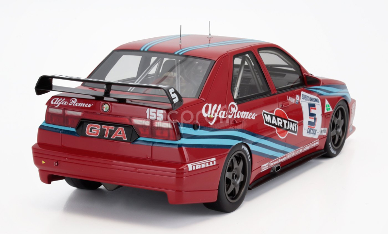 Mitica-r Alfa romeo 155 Gta S1 Superturismo Martini N 5 3rd Monza Race-2 1992 Nicola Larini 1:18 Red