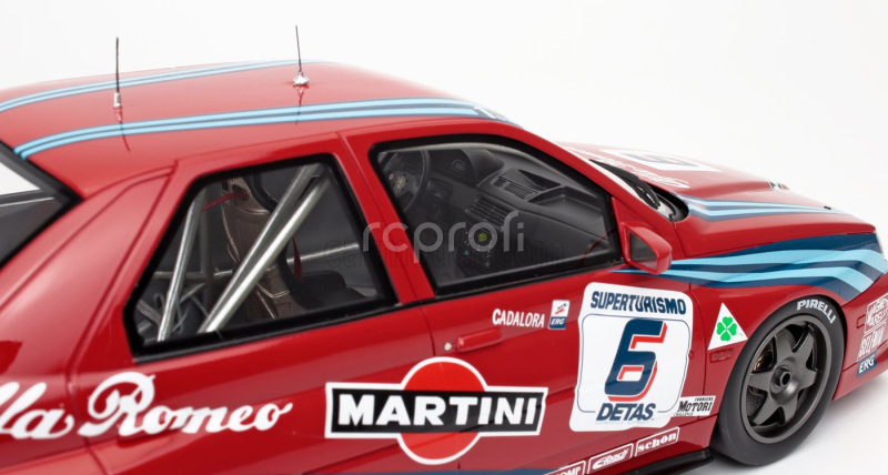 Mitica-r Alfa romeo Alfa Romeo 155 Gta S1 Superturismo Martini N 6 6th Monza 1992 Luca Cadalora 1:18 Red