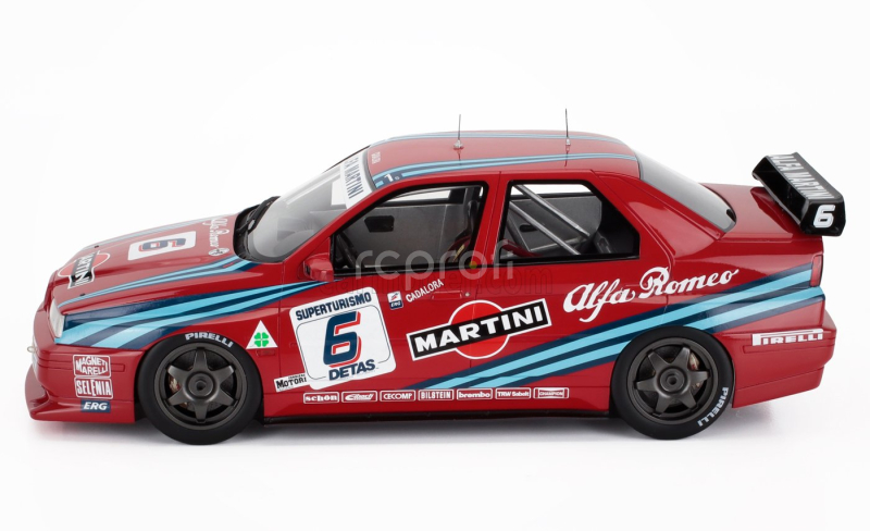 Mitica-r Alfa romeo Alfa Romeo 155 Gta S1 Superturismo Martini N 6 6th Monza 1992 Luca Cadalora 1:18 Red