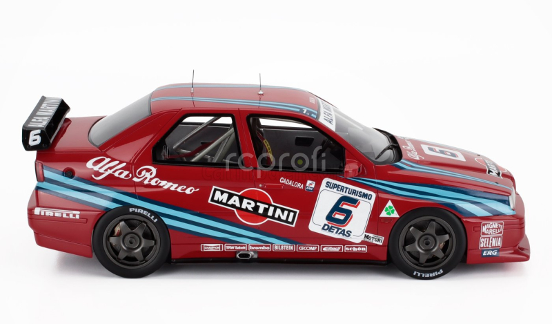 Mitica-r Alfa romeo Alfa Romeo 155 Gta S1 Superturismo Martini N 6 6th Monza 1992 Luca Cadalora 1:18 Red