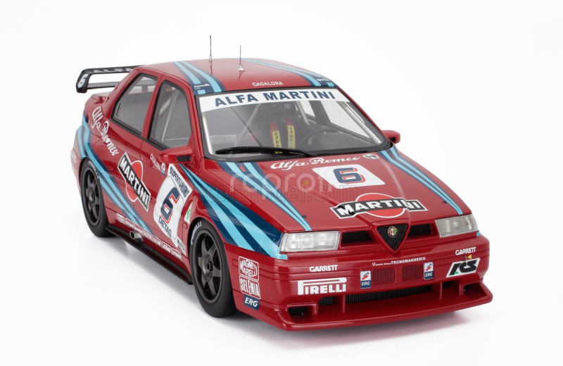 Mitica-r Alfa romeo Alfa Romeo 155 Gta S1 Superturismo Martini N 6 6th Monza 1992 Luca Cadalora 1:18 Red