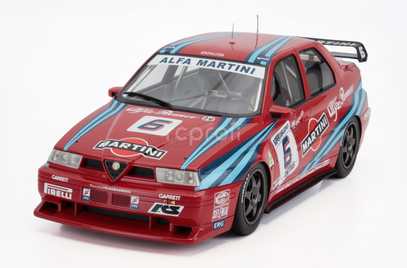 Mitica-r Alfa romeo Alfa Romeo 155 Gta S1 Superturismo Martini N 6 6th Monza 1992 Luca Cadalora 1:18 Red