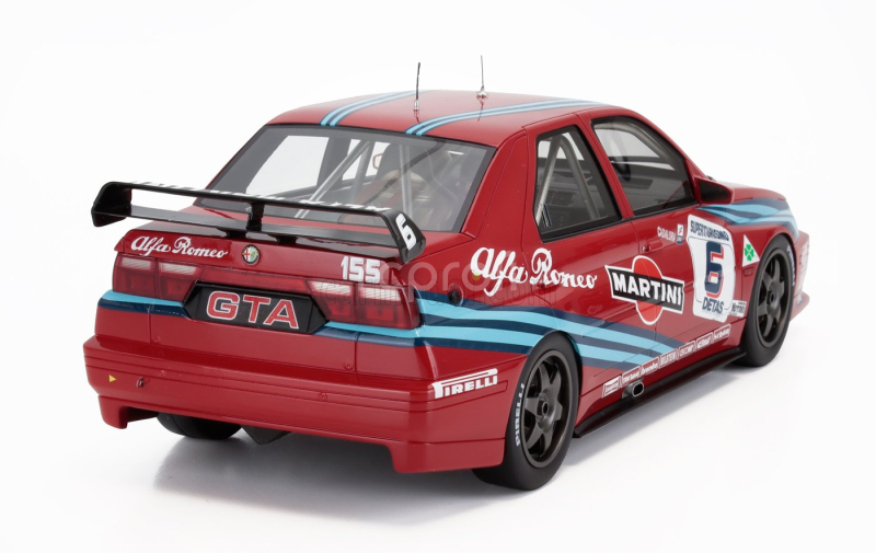Mitica-r Alfa romeo Alfa Romeo 155 Gta S1 Superturismo Martini N 6 6th Monza 1992 Luca Cadalora 1:18 Red