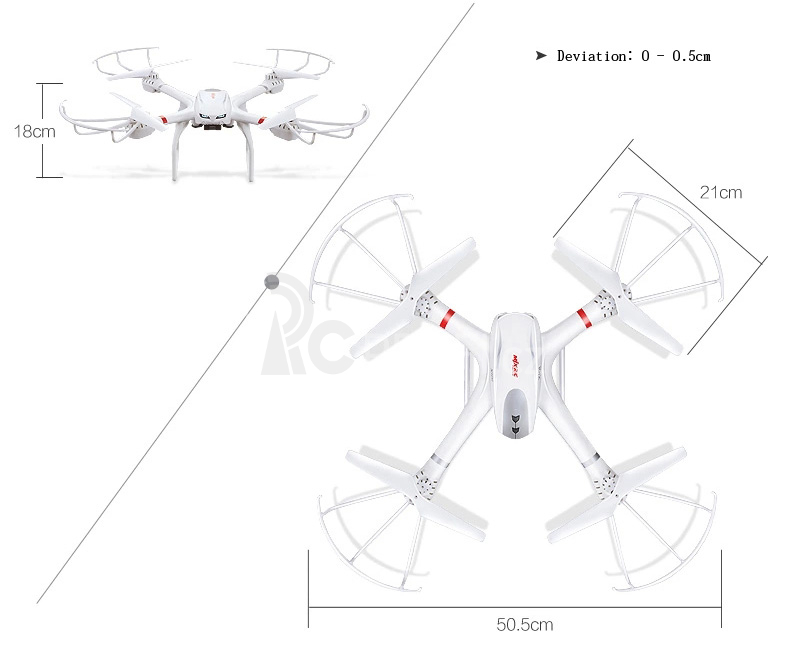 Dron MJX X101 FPV s kamerou C4010