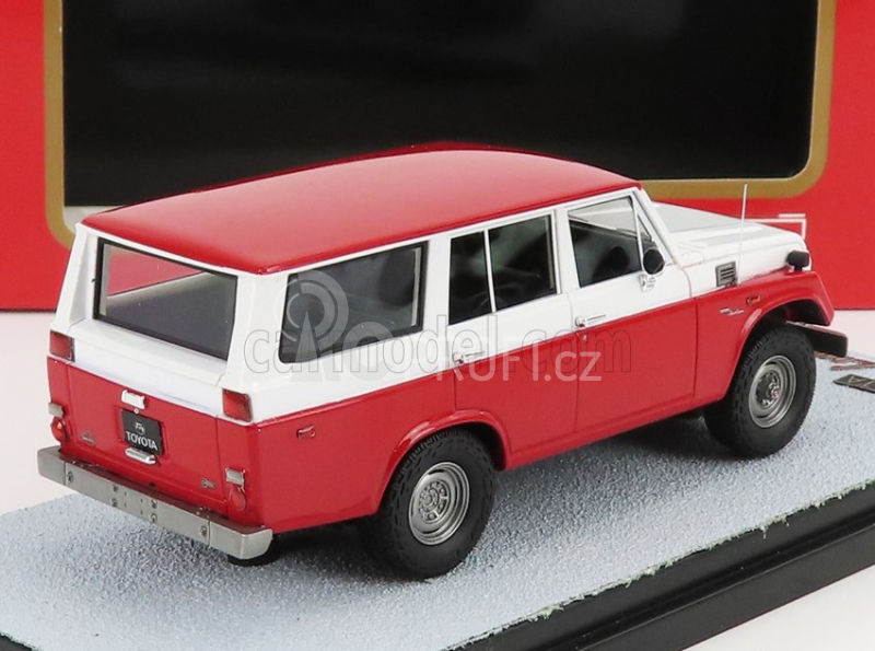 Mk-miniatures Toyota Land Cruiser Fj55 1979 1:43 Červená Bílá