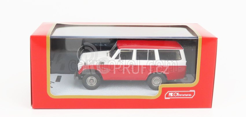 Mk-miniatures Toyota Land Cruiser Fj55 1979 1:43 Červená Bílá