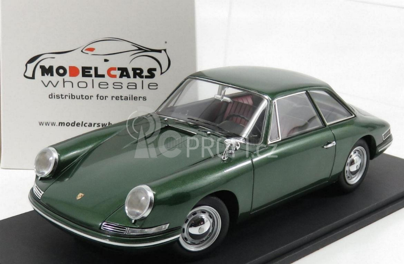 Modelcarswholesale Porsche 754 T7 - Prototype 901/911 Coupe 1959 - Exclusive Carmodel 1:18 Green Met