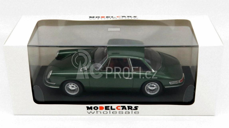 Modelcarswholesale Porsche 754 T7 - Prototype 901/911 Coupe 1959 - Exclusive Carmodel 1:18 Green Met