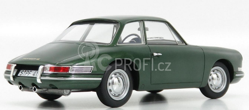 Modelcarswholesale Porsche 754 T7 - Prototype 901/911 Coupe 1959 - Exclusive Carmodel 1:18 Green Met