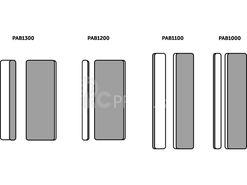 Modelcraft flexibilní brousítko 90x19x6mm (P60-P3000)