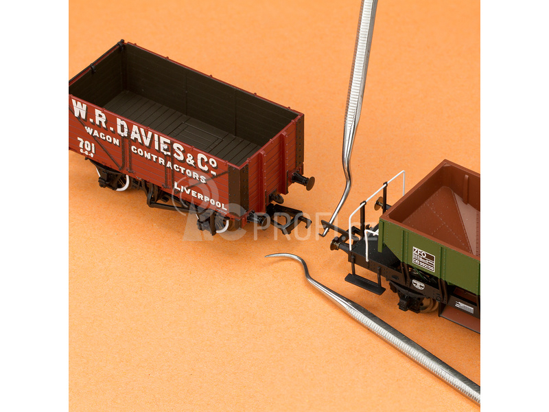 Modelcraft mini háčky z nerezové oceli (sada 3ks)
