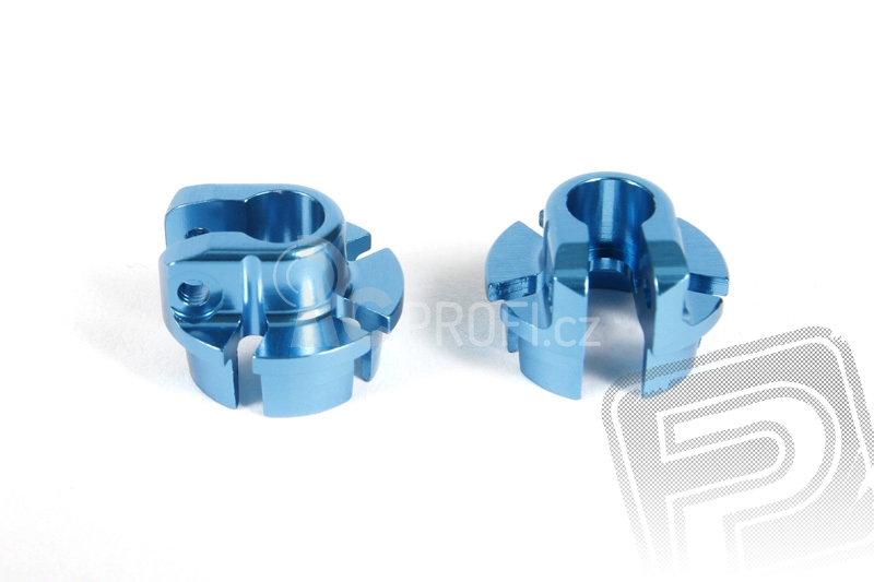 Modré hliníkové talířky tlumičů 12mm (2 ks.)