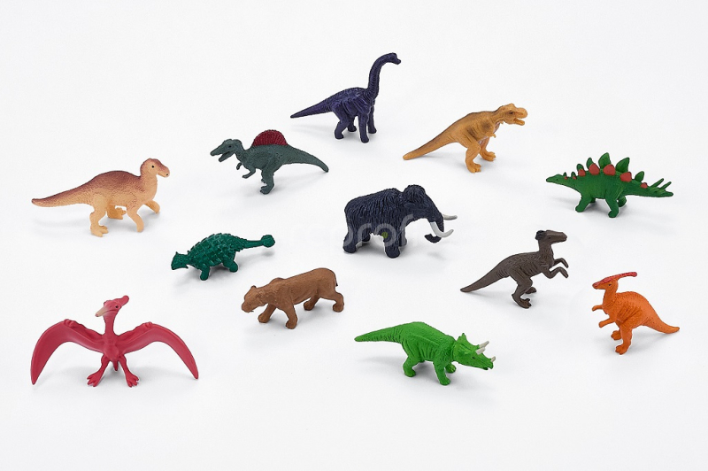 Mojo Mini svět Prehistorická zvířátka 12 ks
