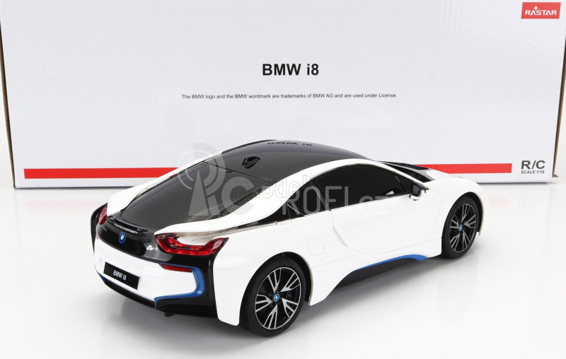 Mondomotors BMW I8 Coupe 2018 1:18 Bílá Černá