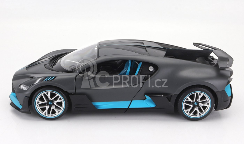 Mondomotors Bugatti Divo 2018 1:14 Šedá Světle Modrá