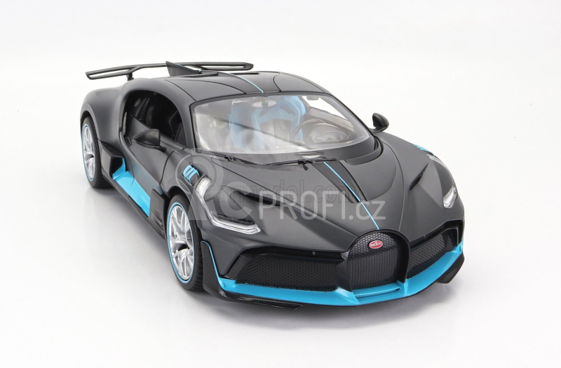 Mondomotors Bugatti Divo 2018 1:14 Šedá Světle Modrá