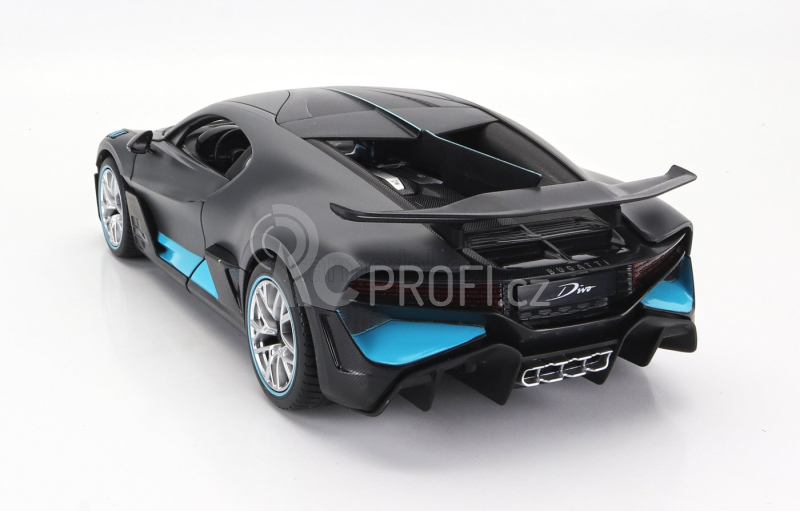 Mondomotors Bugatti Divo 2018 1:14 Šedá Světle Modrá