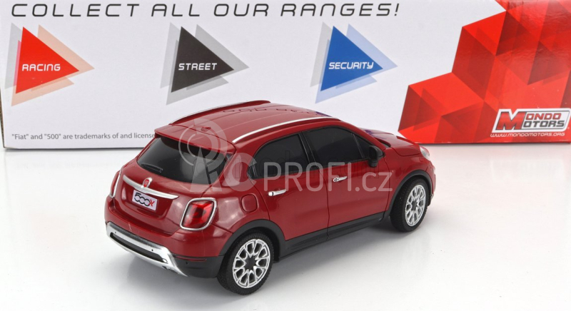 Mondomotors Fiat 500 X 2014 1:24 Red