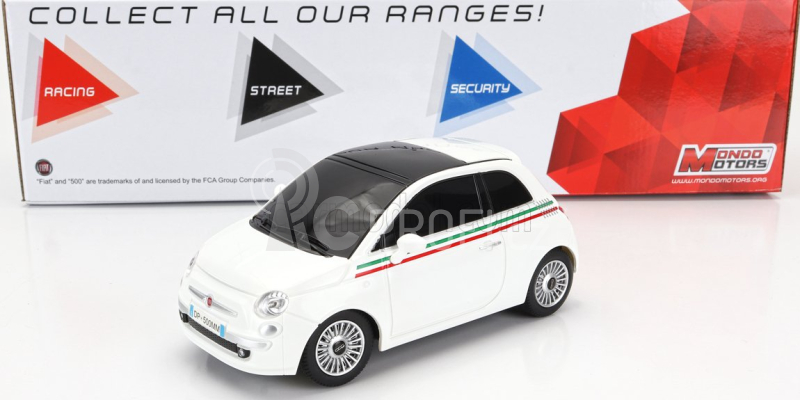 Mondomotors Fiat Nuova 500 2007 1:24 Bílá