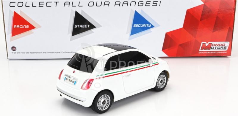 Mondomotors Fiat Nuova 500 2007 1:24 Bílá