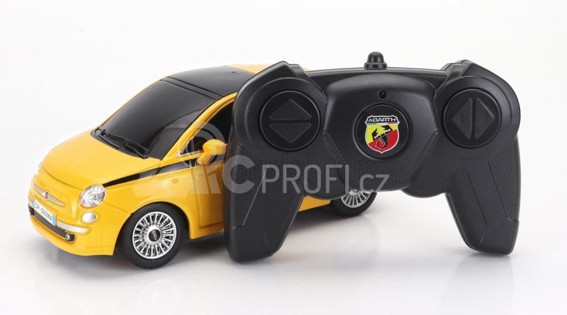 Mondomotors Fiat Nuova 500 2007 1:24 Žlutá